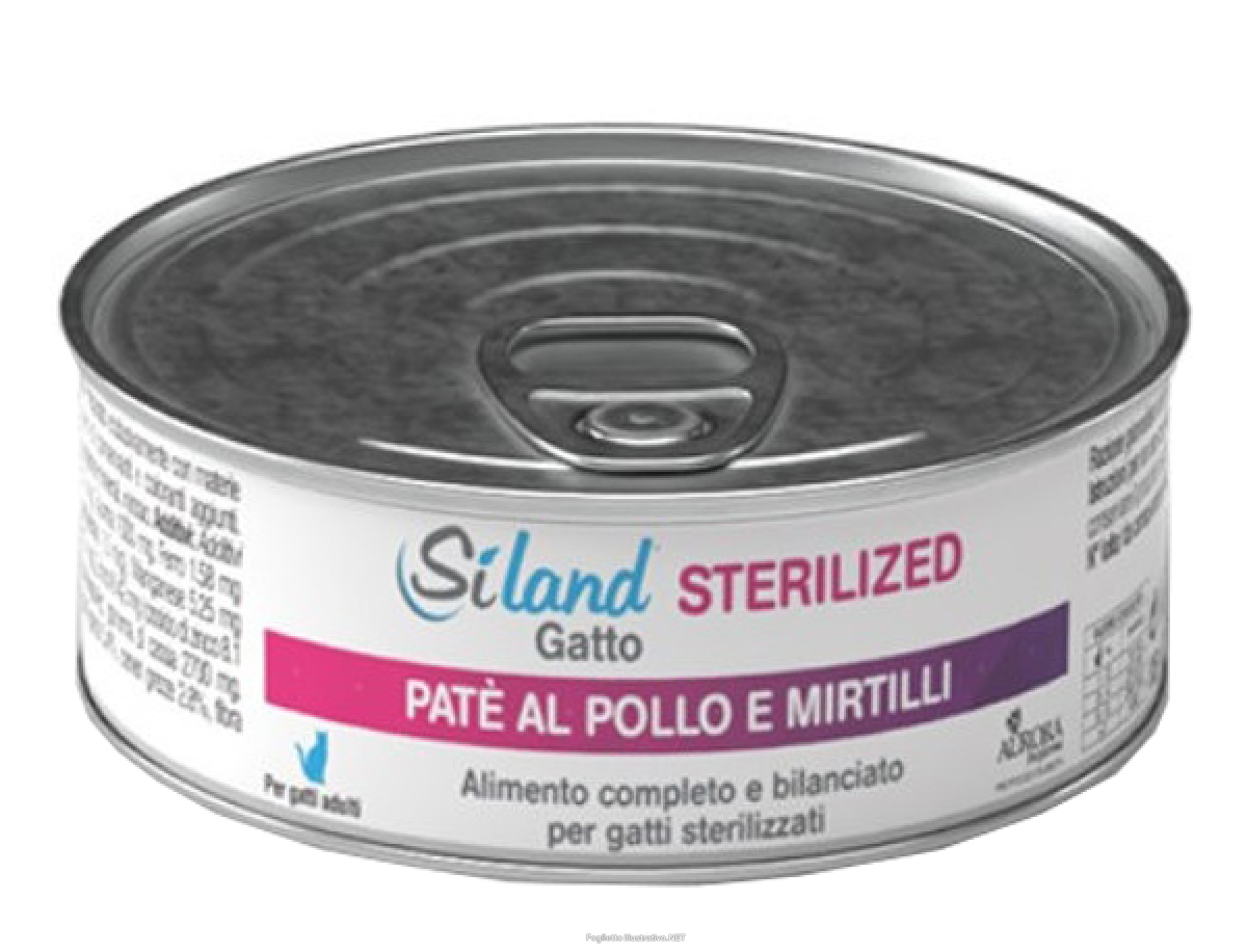 Cerca Offerte di siland cibo umido patè pollo/mirtilli gatti adulti sterilizzati 85g 677a e acquista online