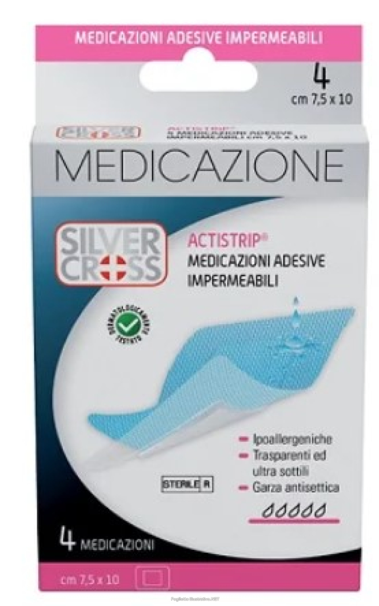 Cerca Offerte di silver cross actistrip medicazione adesiva impermeabile trasparente e ultra-sottile 7,5 x 10 cm, 4 medicazioni e acquista online