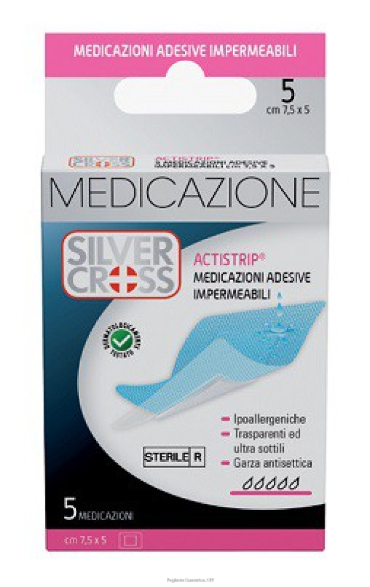 Cerca Offerte di silver cross actistrip medicazione adesiva impermeabile trasparente e ultra-sottile 7,5 x 5 cm, 5 medicazioni e acquista online