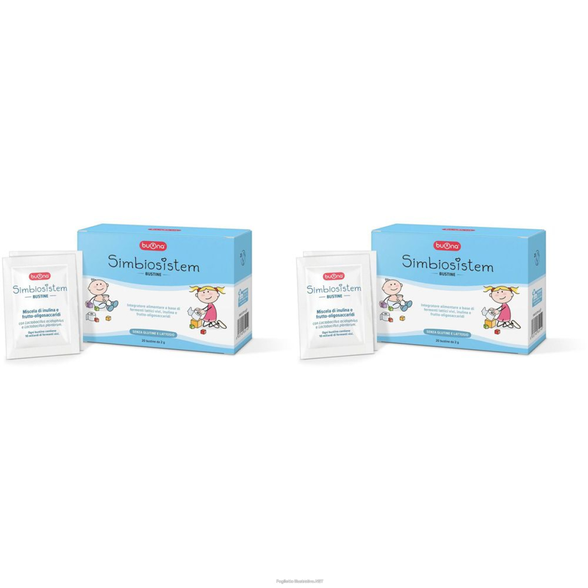 Cerca Offerte di simbiosistem 20 buste set da 2 2x20 pz bustina e acquista online