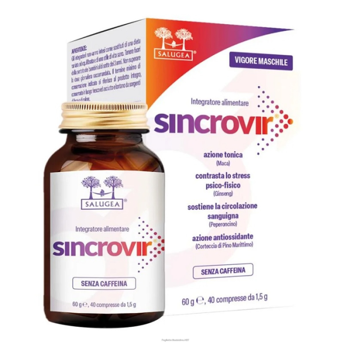 Cerca Offerte di sincrovir saluega integratore per il vigore maschile 40 compresse e acquista online