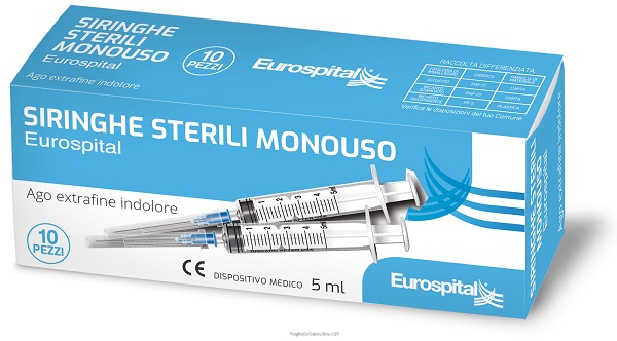 Cerca Offerte di siringa sterile monouso eurospital 5 ml 10 pezzi e acquista online