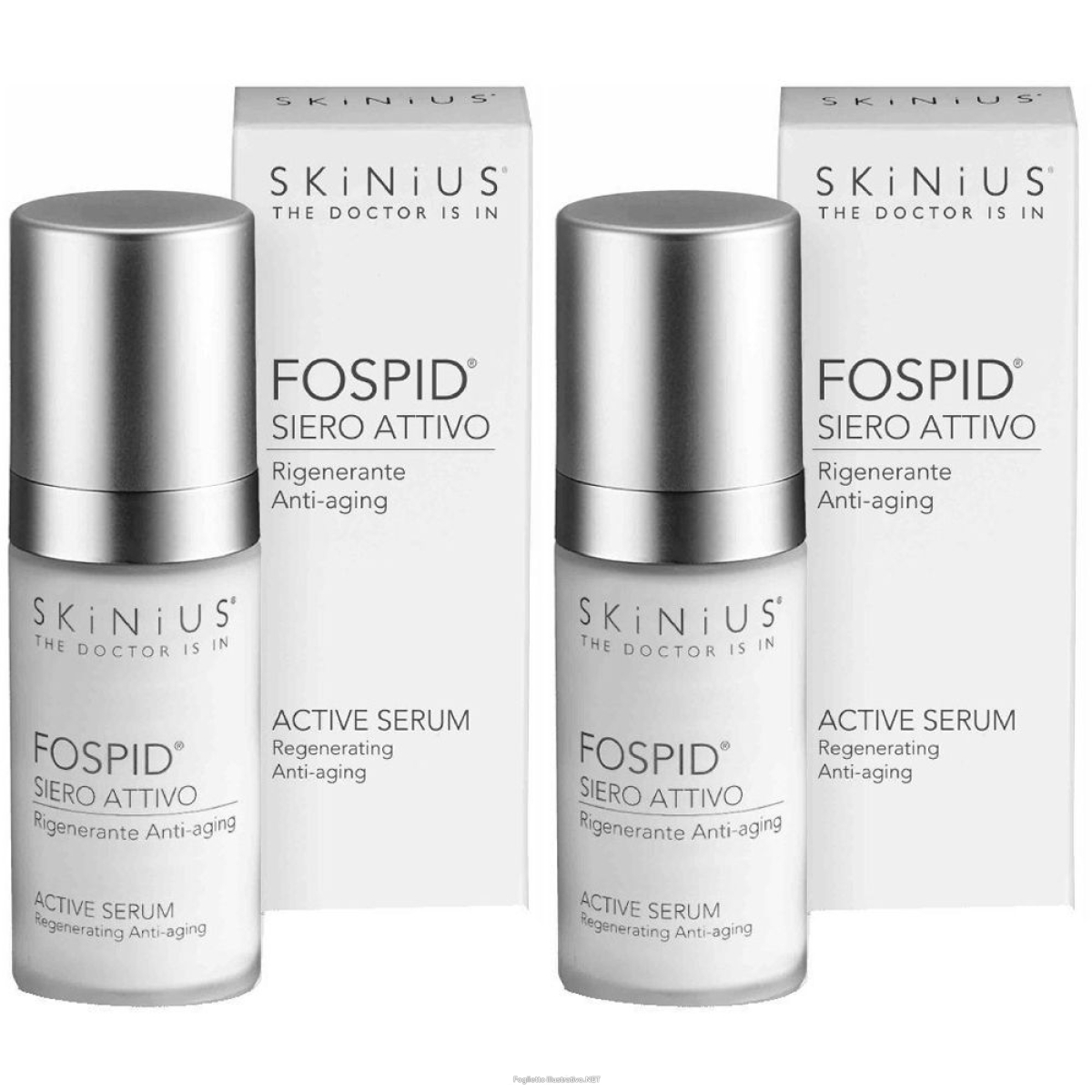 Cerca Offerte di skinius® fospid® siero attivo set da 2 2x30 ml crema e acquista online