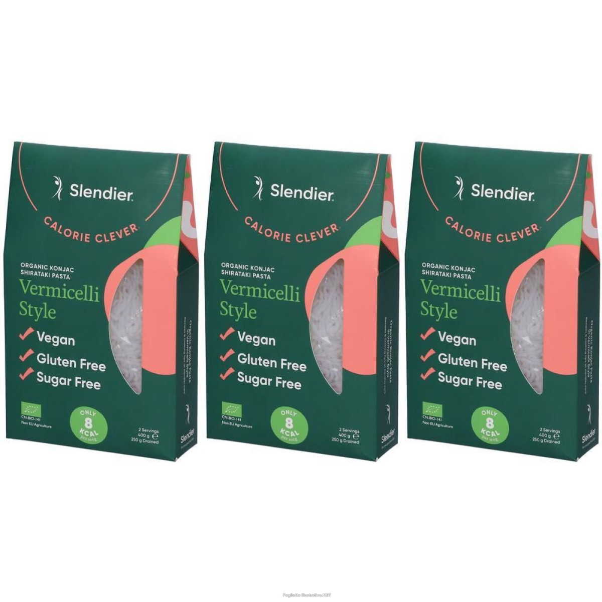Cerca Offerte di slendier pasta shirataki di konjac vermicelli style 3x250 g e acquista online