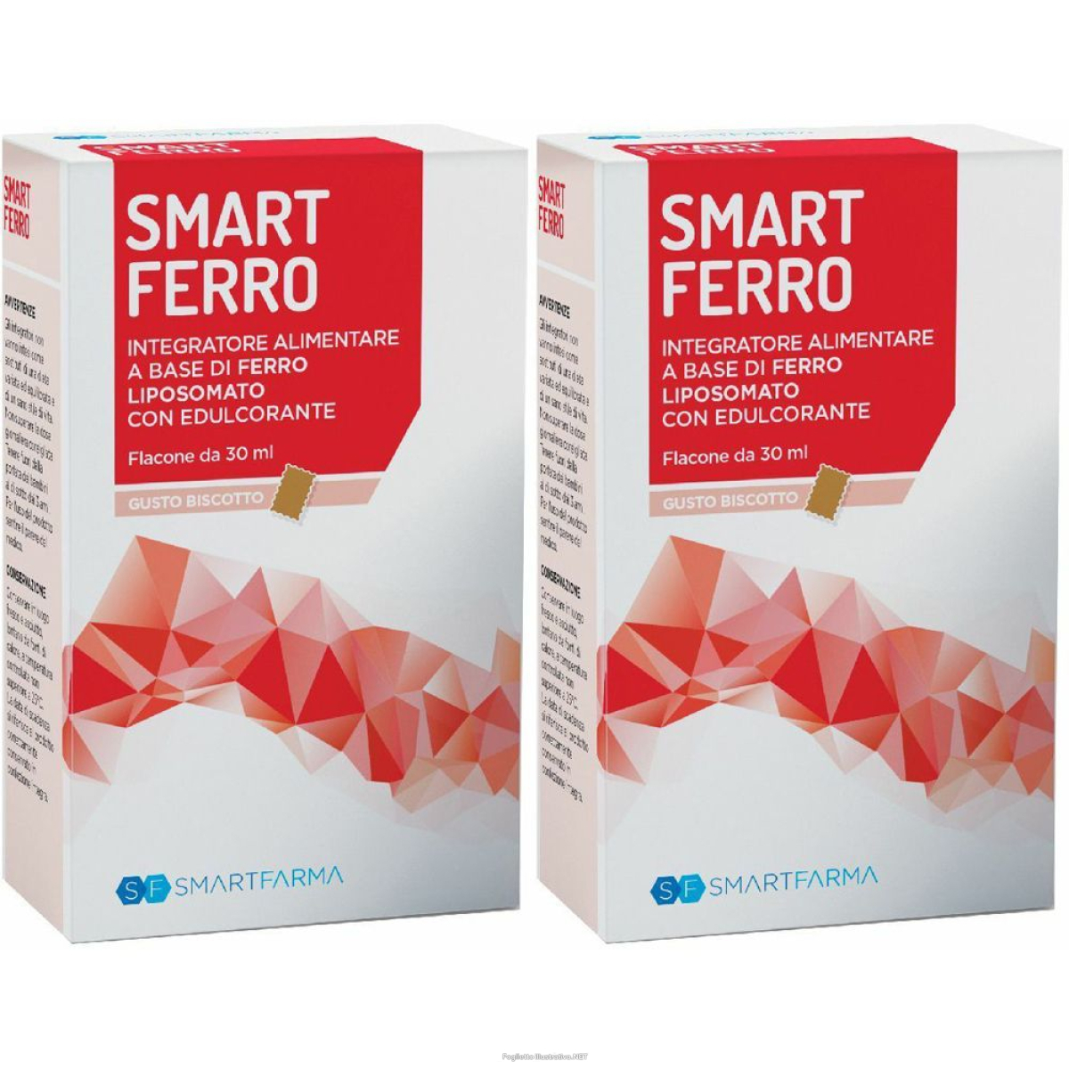 Cerca Offerte di smart ferro gusto biscotto flacone set da 2 2x30 ml soluzione orale e acquista online