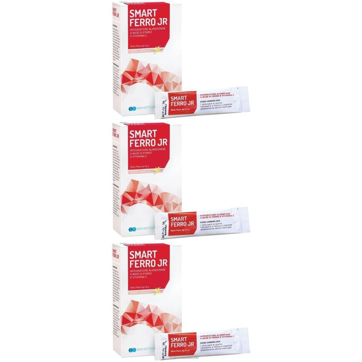 Cerca Offerte di smart ferro jr 20 stick pack gusto vaniglia 3x30 g polvere per soluzio e acquista online