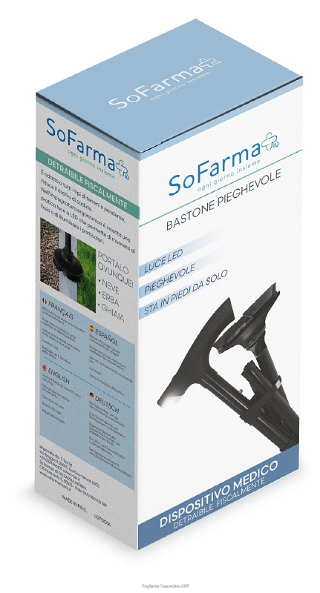 Cerca Offerte di sofarma bastone pieghevole con luce led e acquista online