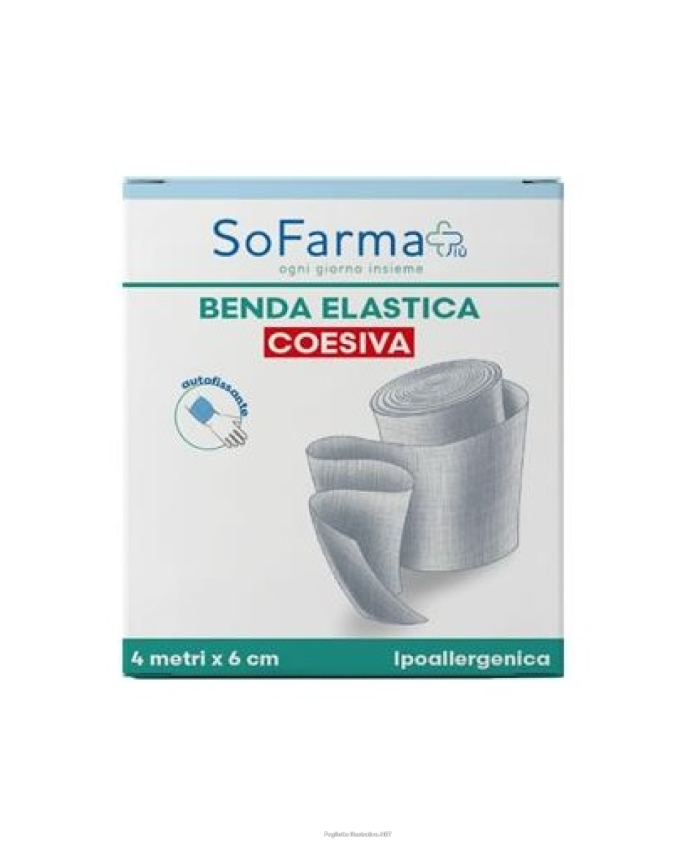 Cerca Offerte di sofarma+ benda elastica coesiva autofissante ipoallergenica 4 metri x 6cm e acquista online