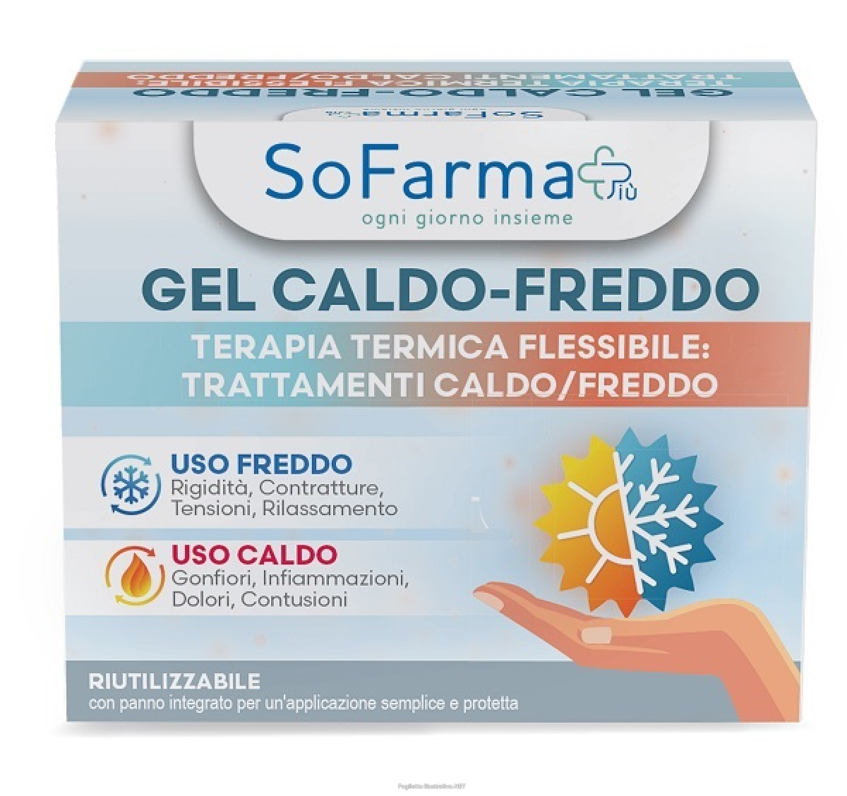 Cerca Offerte di sofarma+ gel caldo-freddo per terapia termica flessibile riutilizzabile e acquista online
