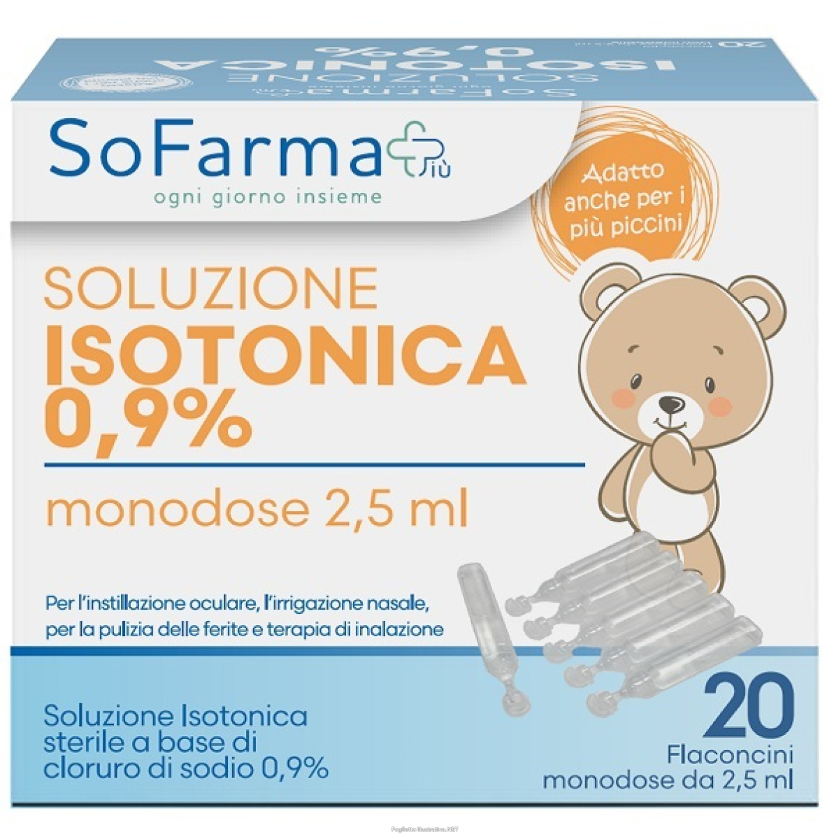 Cerca Offerte di sofarma+ soluzione isotonica 0,9% 20 flaconcini da 2,5ml e acquista online
