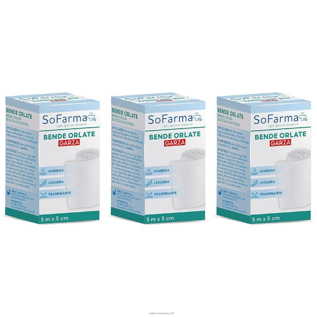 Cerca Offerte di sofarmapiu' benda orlata 500x5 cm 1 st e acquista online