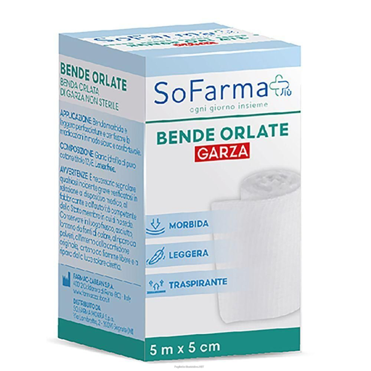 Cerca Offerte di sofarmapiu' benda orlata 500x5 cm 1 st e acquista online
