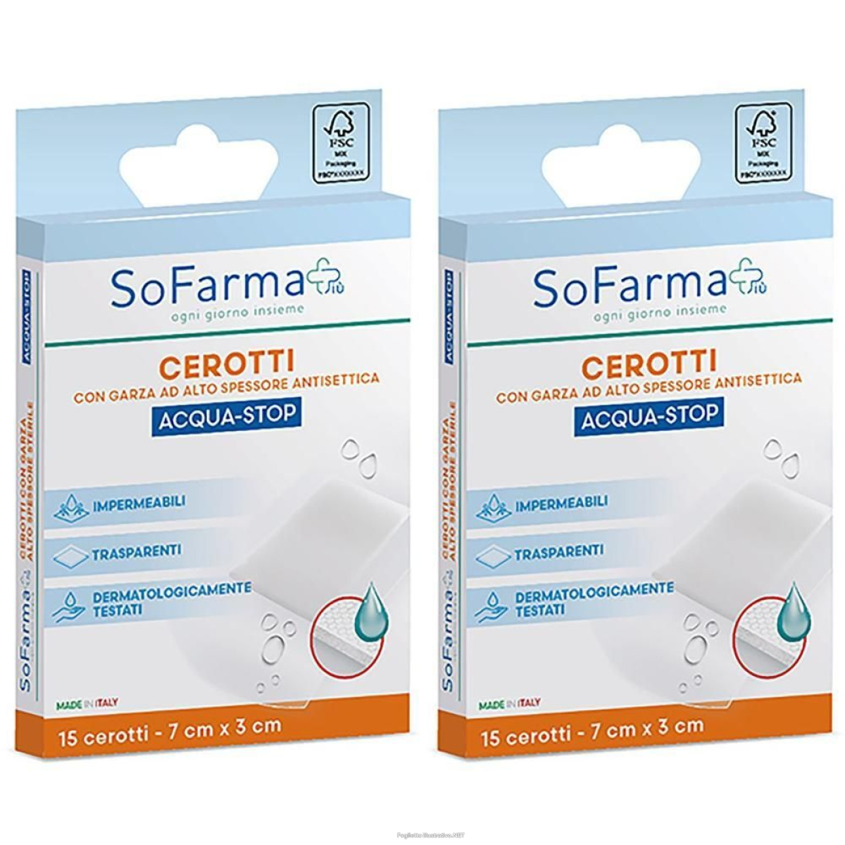 Cerca Offerte di sofarmapiu' cerotto acquastop 7x3 cm 15 st e acquista online