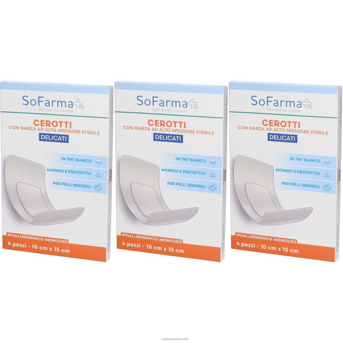 Cerca Offerte di sofarmapiu' cerotto delicato 10x15 cm 3x4 st e acquista online