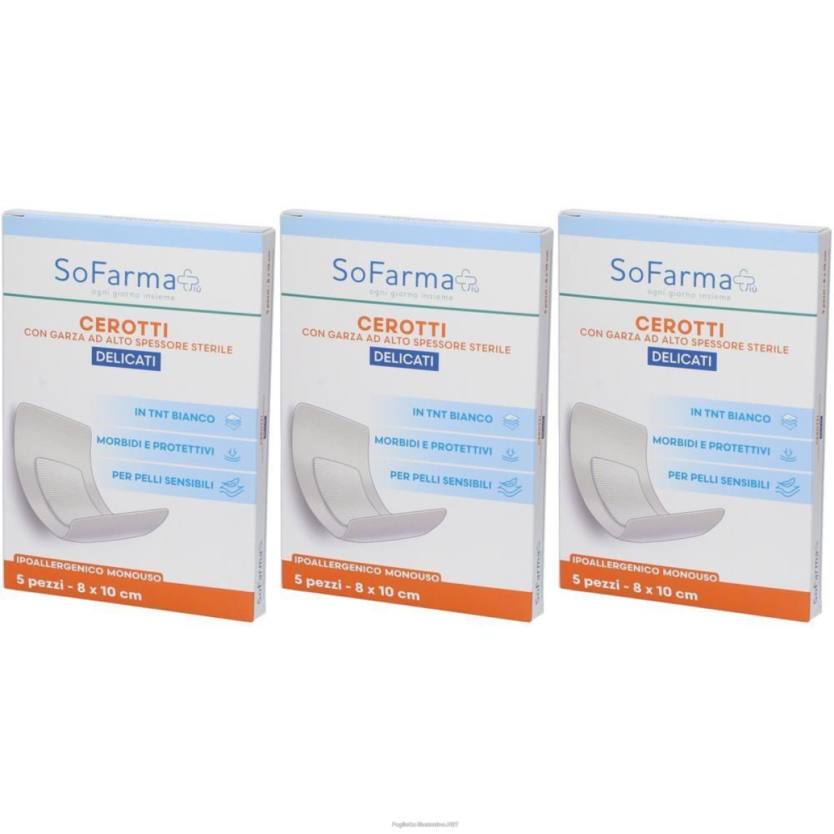Cerca Offerte di sofarmapiu' cerotto delicato 7,5x10 cm 3x5 st e acquista online
