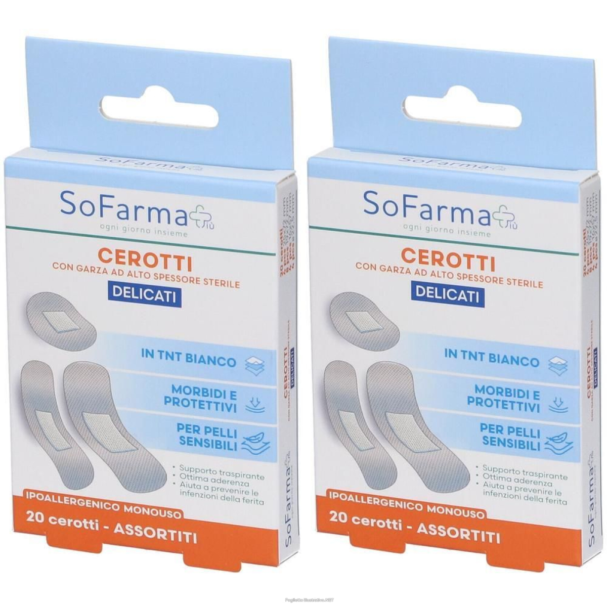 Cerca Offerte di sofarmapiu' cerotto delicato assortiti 2x20 st e acquista online