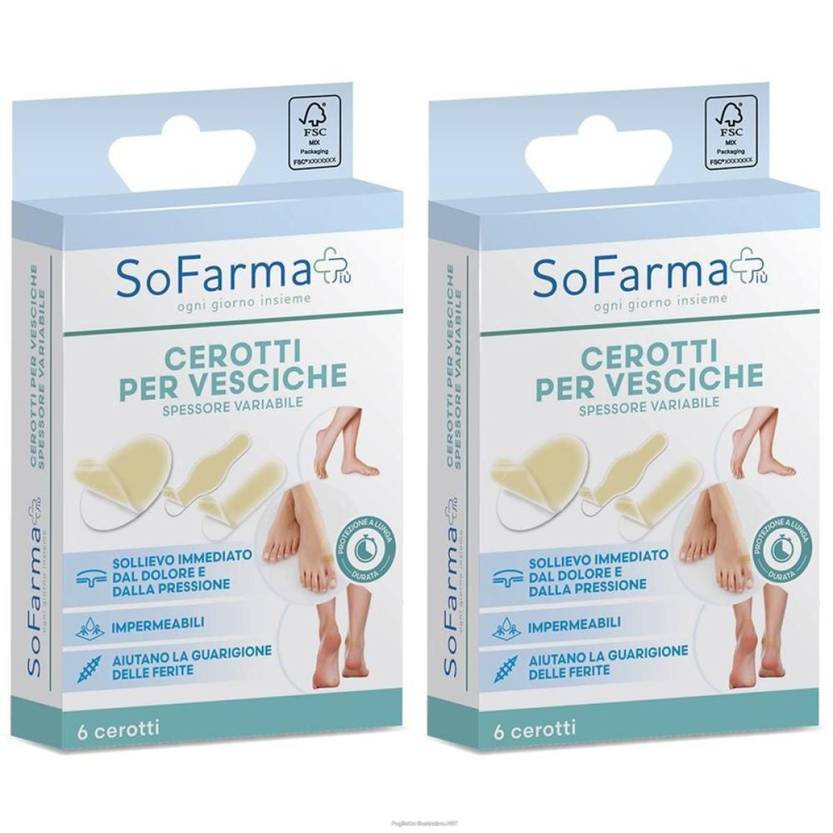 Cerca Offerte di sofarmapiu' cerotto vescica assortiti 2x6 st e acquista online