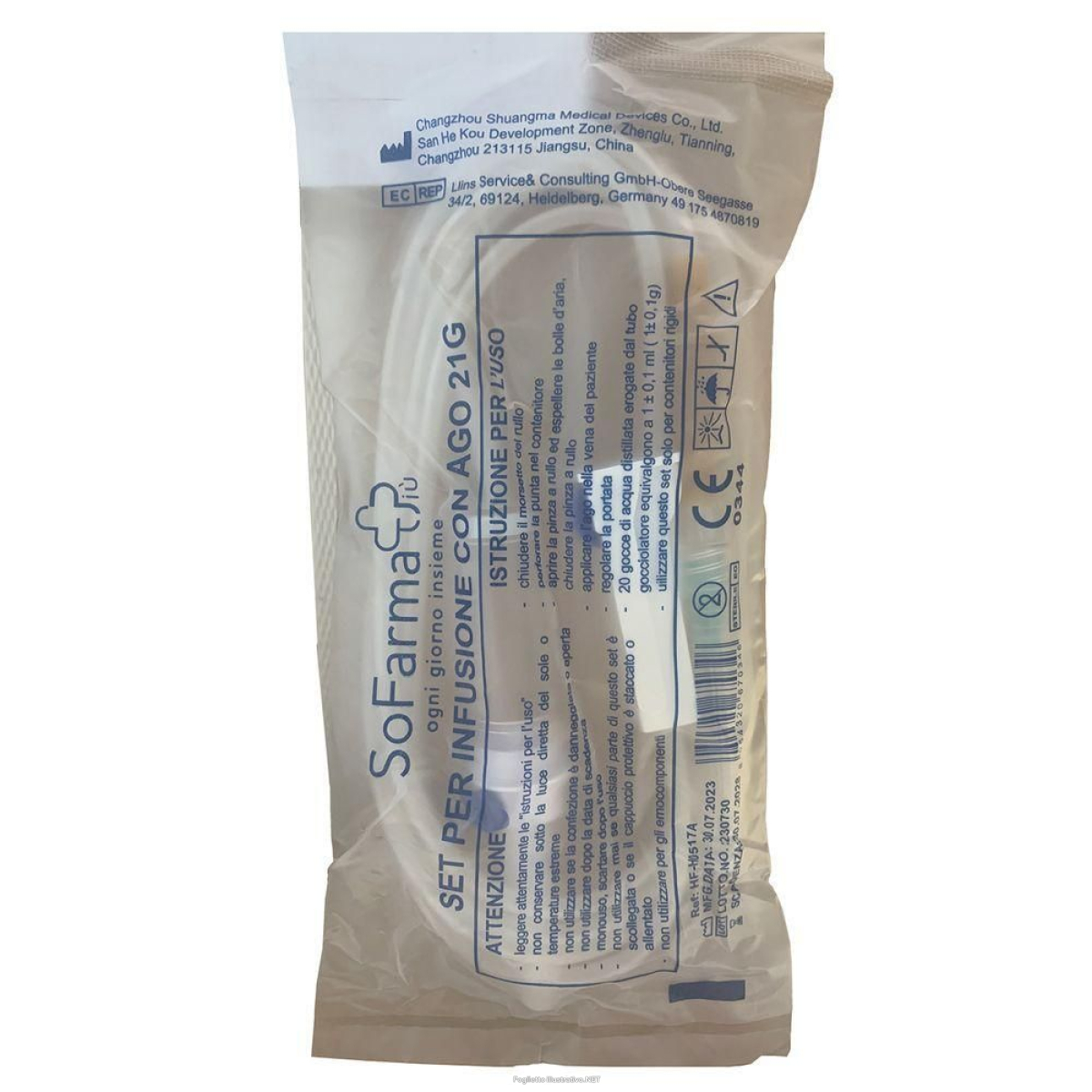 Cerca Offerte di sofarmapiu' deflussore con ago gauge 21 11x1 st e acquista online