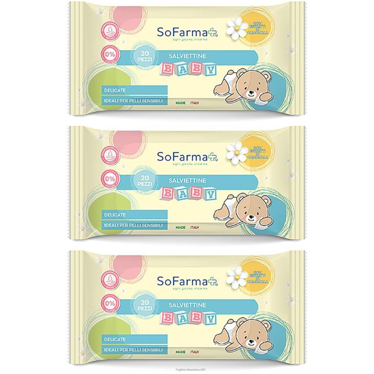 Cerca Offerte di sofarmapiu' salviettine baby camomilla 3x1 st e acquista online