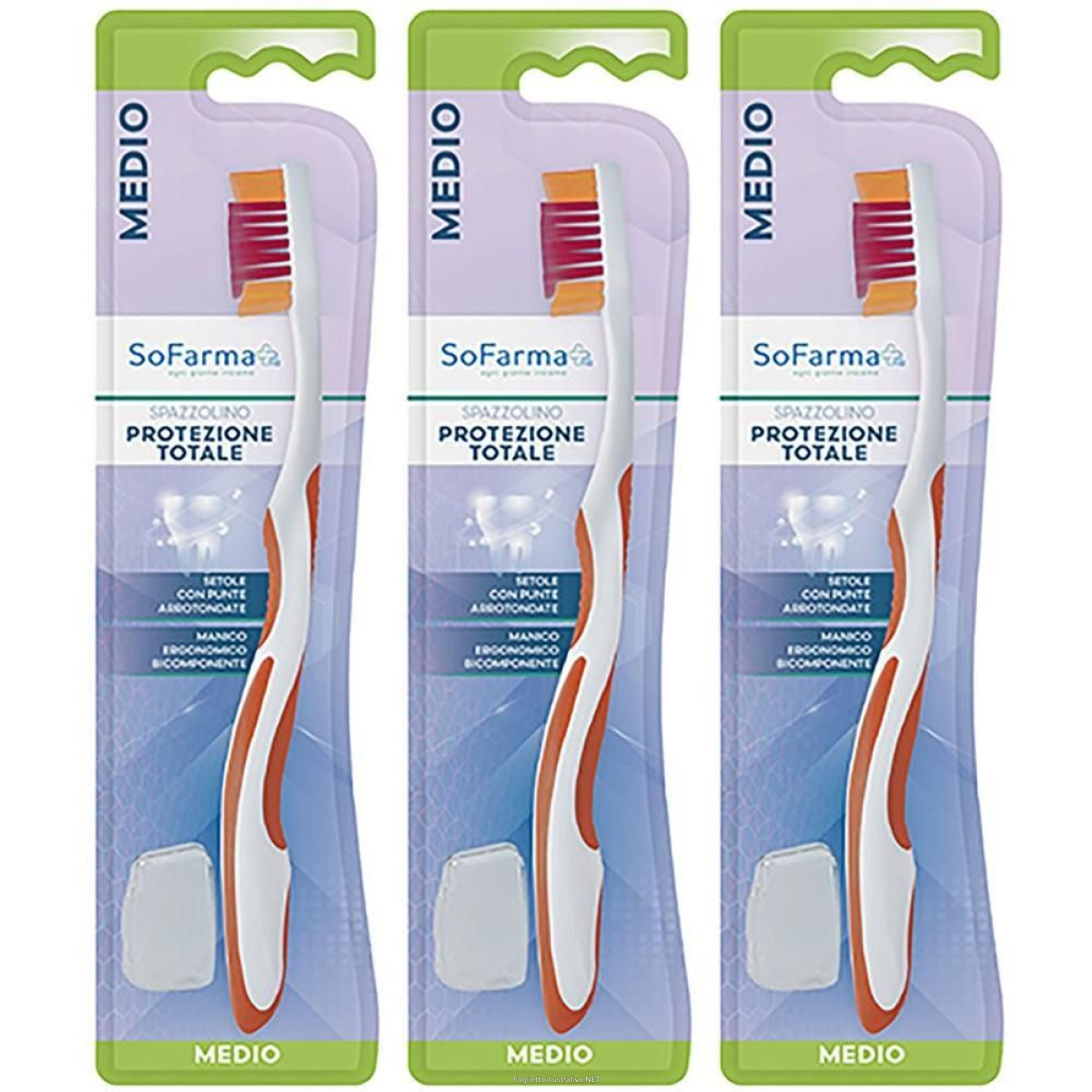 Cerca Offerte di sofarmapiu' spazzolino total protection setole medie 3x1 st e acquista online