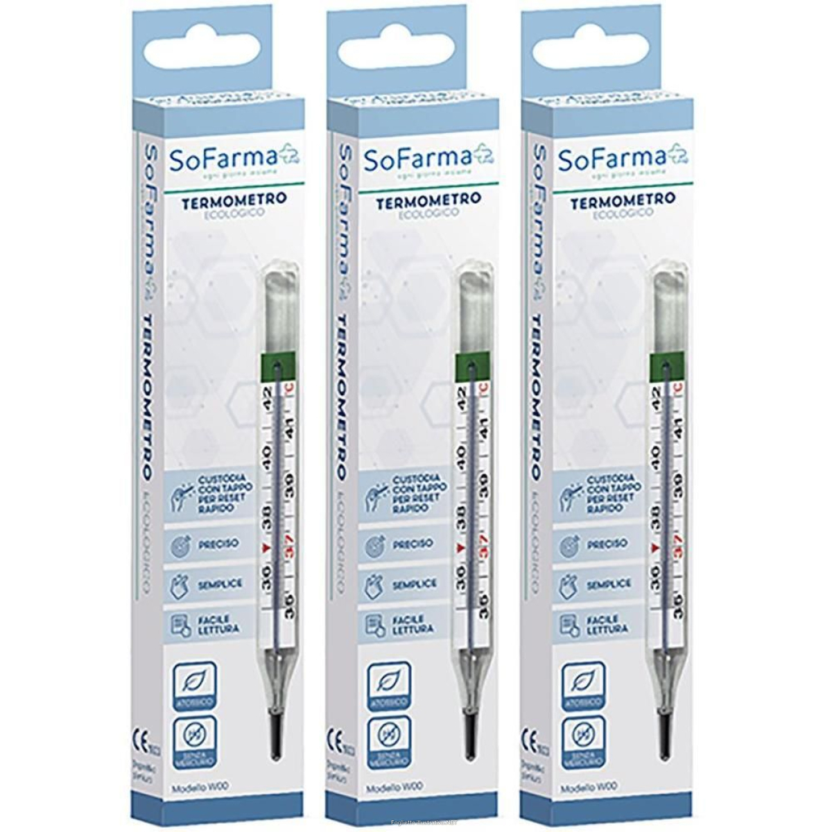 Cerca Offerte di sofarmapiu' termometro gallio ecologico 3x1 st e acquista online