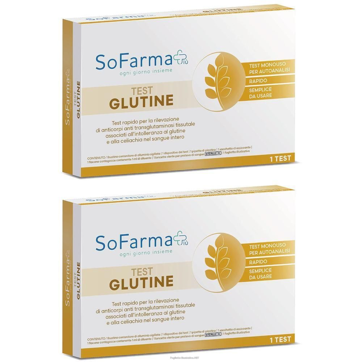 Cerca Offerte di sofarmapiu' test autodiagnostico glutine 2x1 st e acquista online