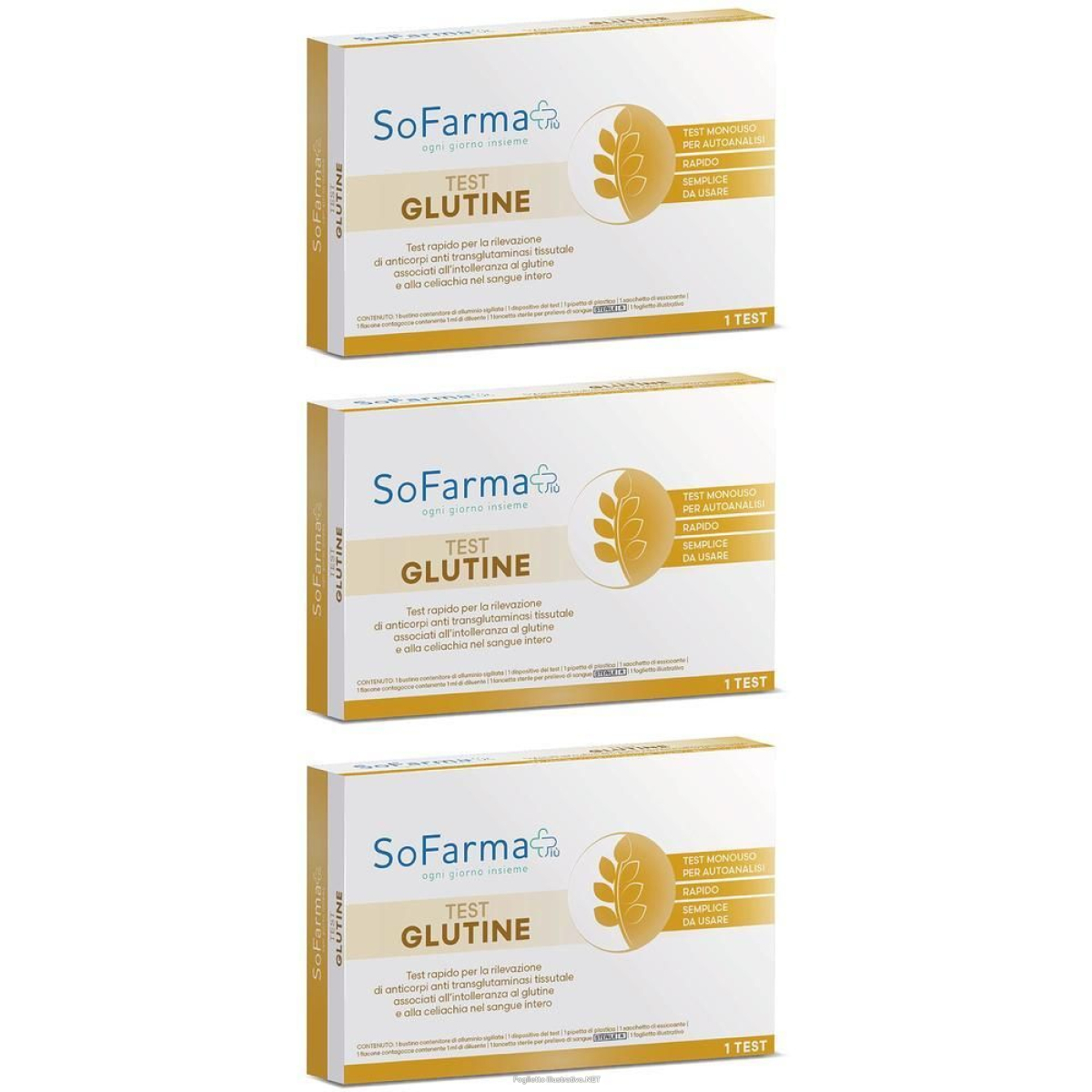 Cerca Offerte di sofarmapiu' test autodiagnostico glutine 3x1 st e acquista online