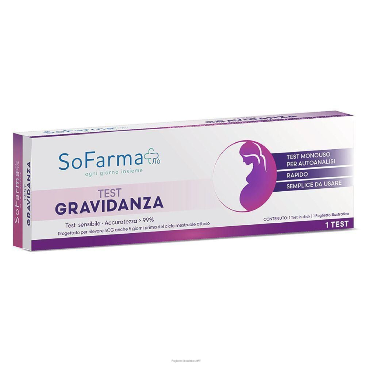 Cerca Offerte di sofarmapiu' test autodiagnostico gravidanza 1 st e acquista online