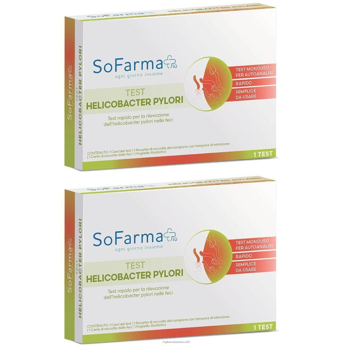 Cerca Offerte di sofarmapiu' test autodiagnostico helicobacter pylori 2x1 st e acquista online
