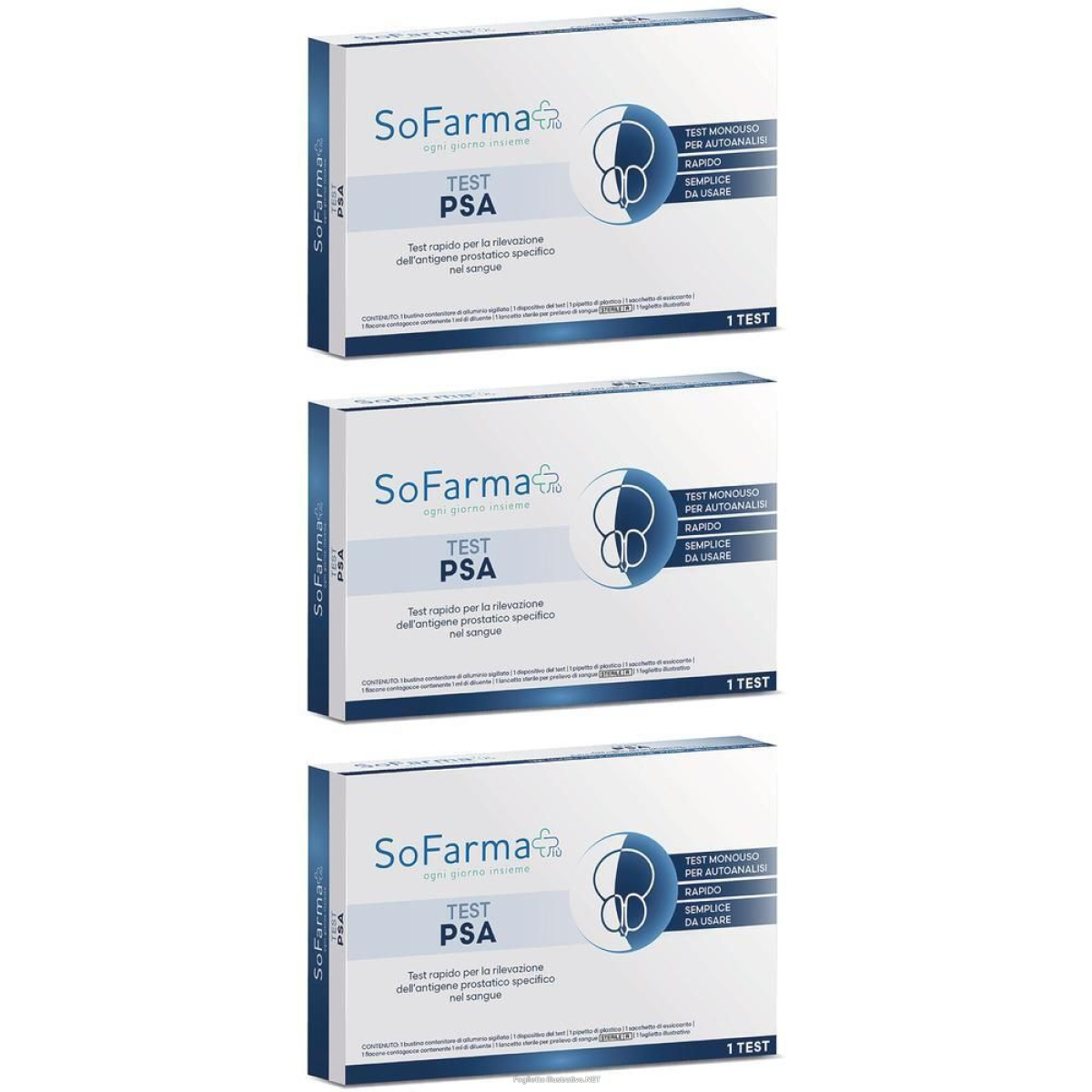 Cerca Offerte di sofarmapiu' test autodiagnostico psa 3x1 st e acquista online