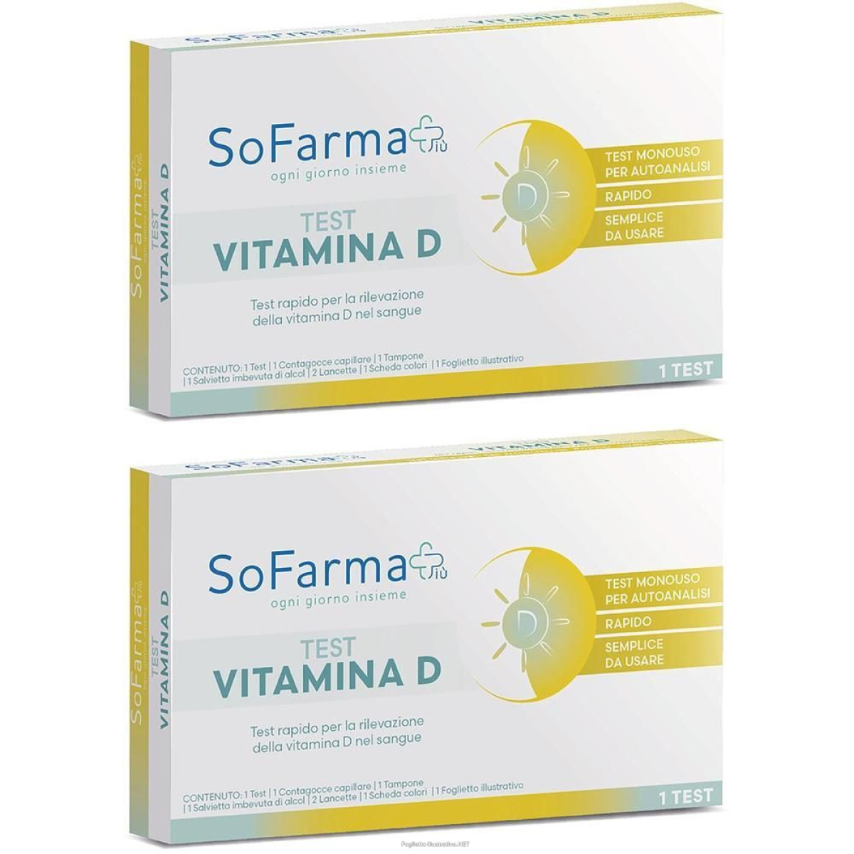 Cerca Offerte di sofarmapiu' test autodiagnostico vitamina d 2x1 st e acquista online