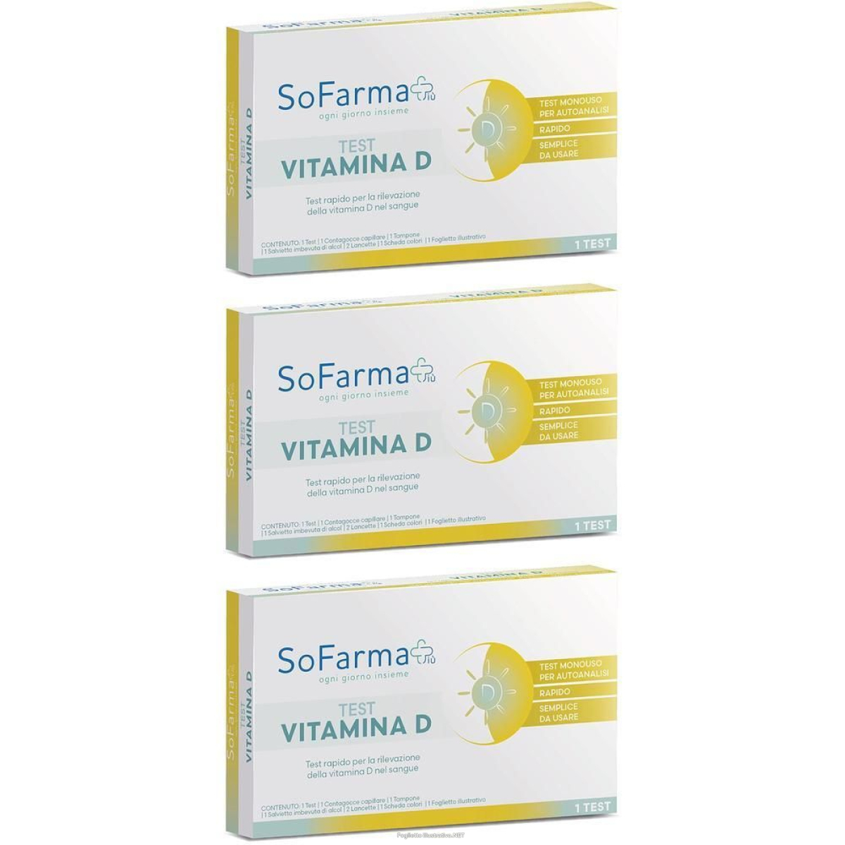 Cerca Offerte di sofarmapiu' test autodiagnostico vitamina d 3x1 st e acquista online