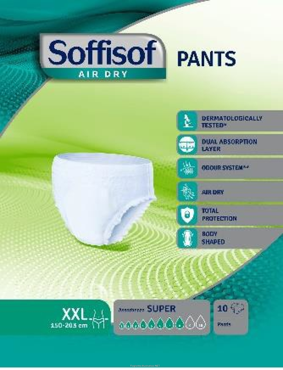Cerca Offerte di soffisof air dry super pants per incontinenza taglia xxl 10 pezzi e acquista online