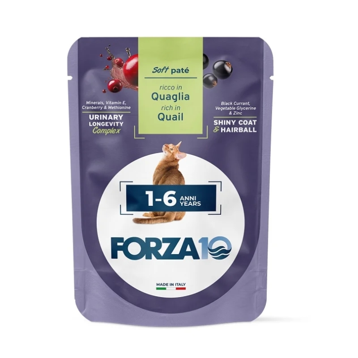 Cerca Offerte di Soft patè adulto 1-6 anni quaglia - alimento completo per gatti adulti 80 gr e acquista online