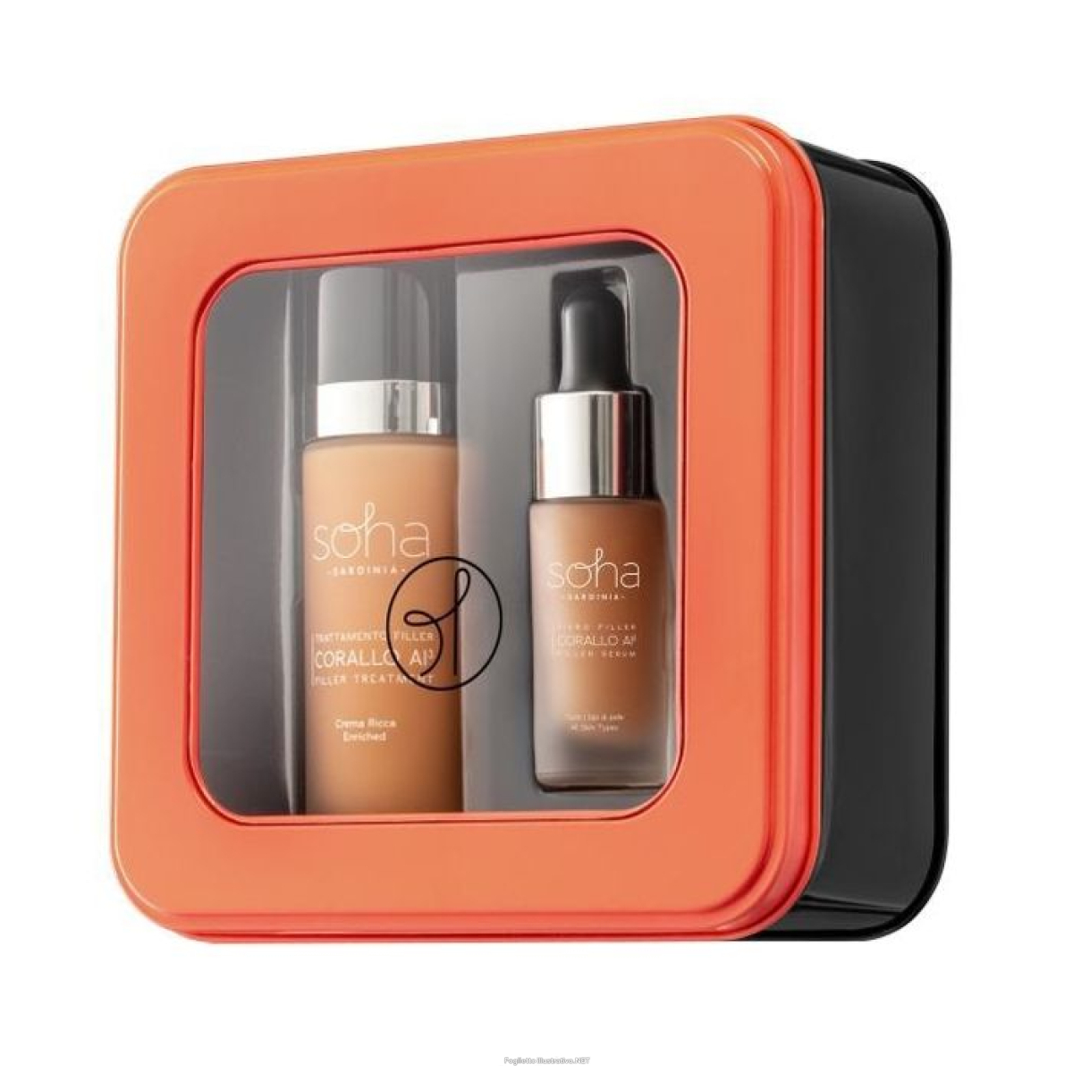 Cerca Offerte di soha corallo ai3 ricca gift box 2023 trattamento filler ricca 30 ml + siero filler viso 10 ml e acquista online