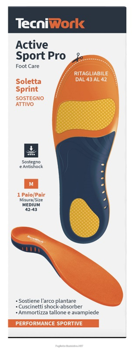 Cerca Offerte di soletta active sport pro m 42-43 e acquista online