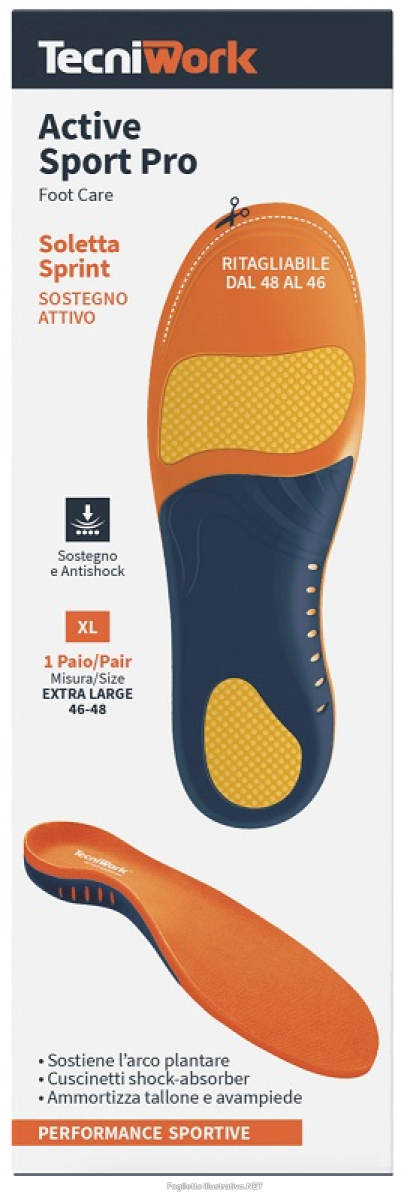 Cerca Offerte di soletta active sport pro xl 46-48 e acquista online