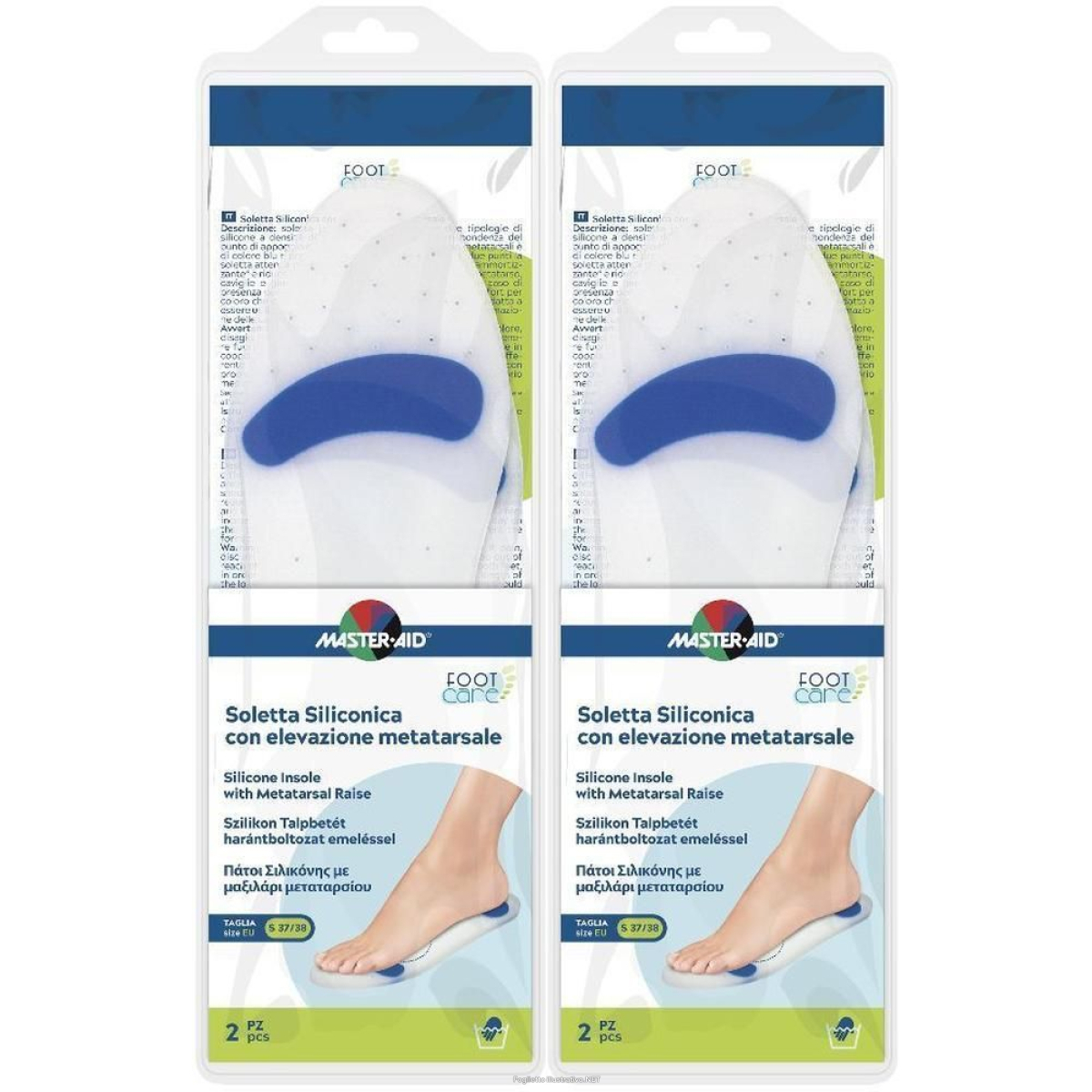 Cerca Offerte di soletta siliconica master-aid footcare small 37-38 metatarso i4 1 st e acquista online