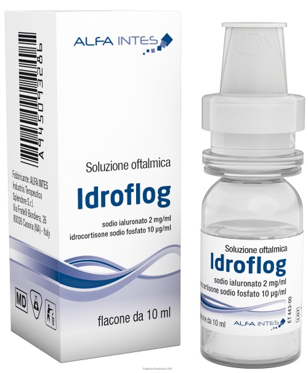 Cerca Offerte di soluzione oftalmica idroflog acido ialuronato 2 mg/ml e idrocortisone sodio fosfato 10 mcg/ml 10 ml e acquista online