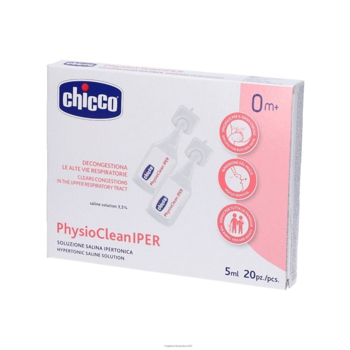 Cerca Offerte di soluzione salina ipertonica physioclean iper 20 pezzi da 5 ml e acquista online