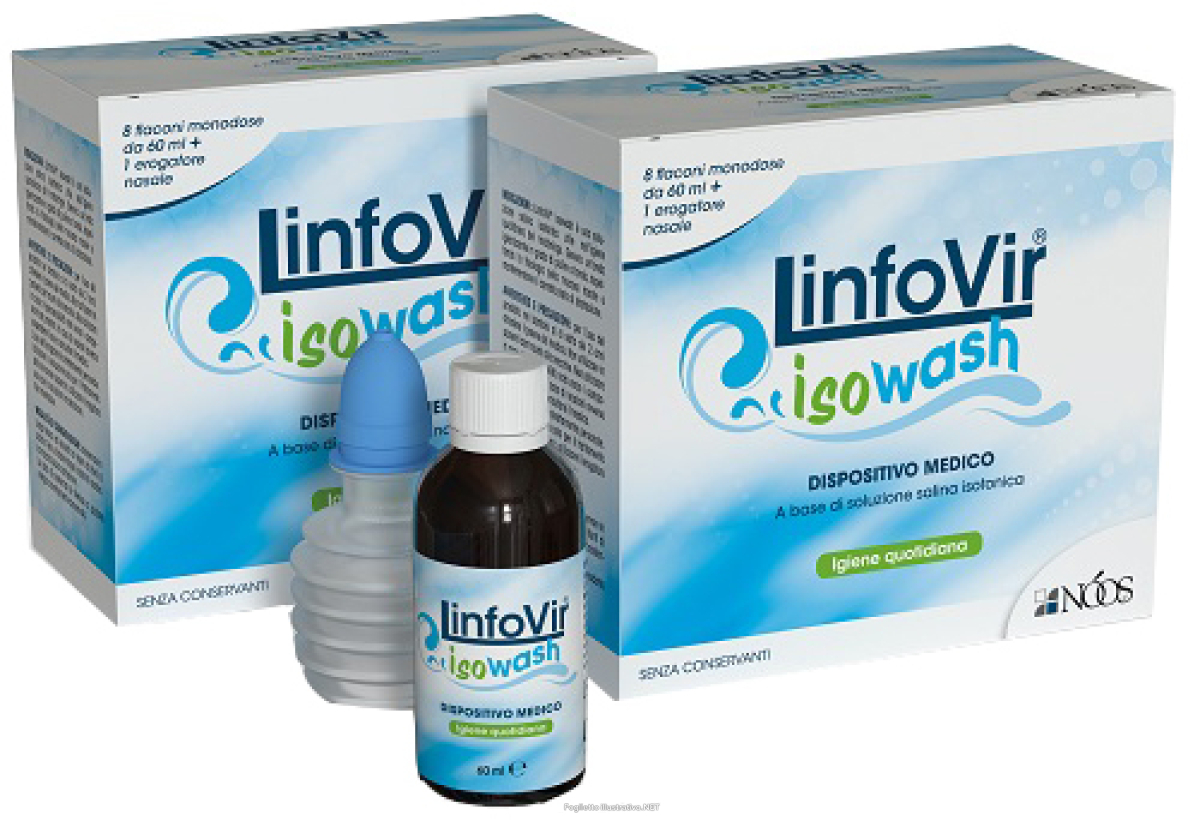 Cerca Offerte di soluzione salina isotonica linfovir isowash 2 astucci da 8 flaconi da 60 ml e acquista online