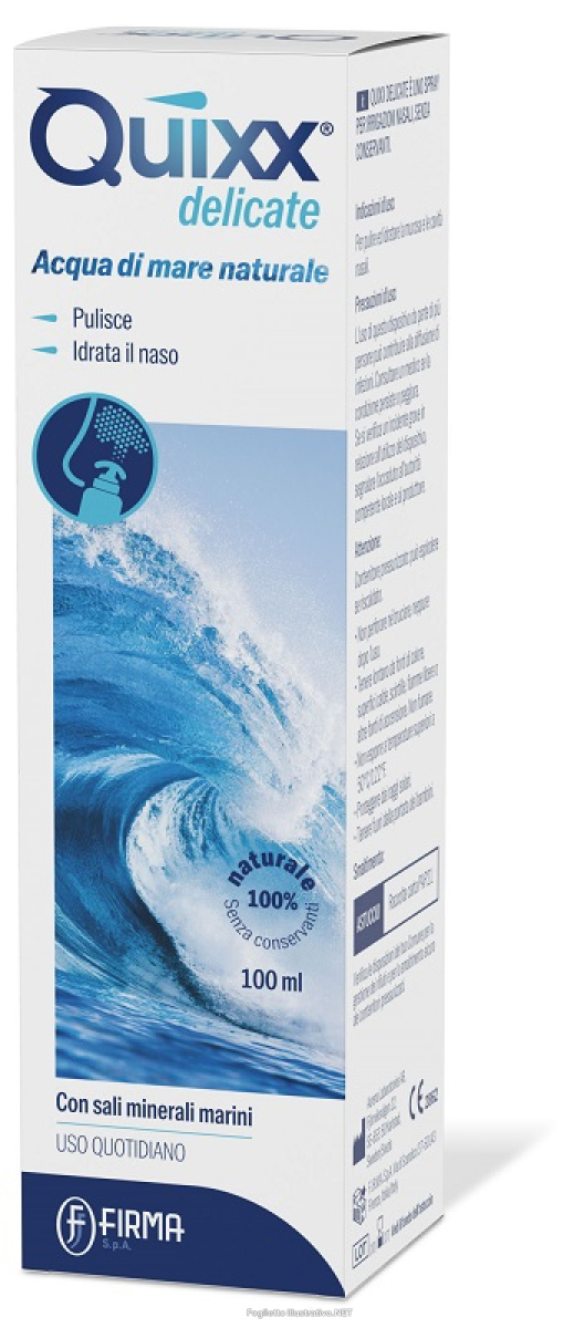 Cerca Offerte di soluzione spray per irrigazioni nasali quixx delicate acqua marina isotonica 100 ml e acquista online