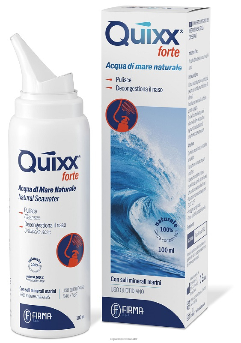 Cerca Offerte di soluzione spray per irrigazioni nasali quixx forte acqua marina ipertonica 100 ml e acquista online