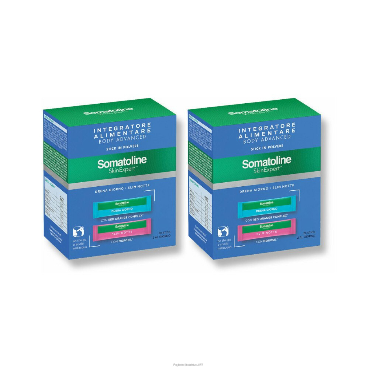 Cerca Offerte di somatoline integratore bipack 14 stick drena giorno + 14 stick slim notte bipack e acquista online