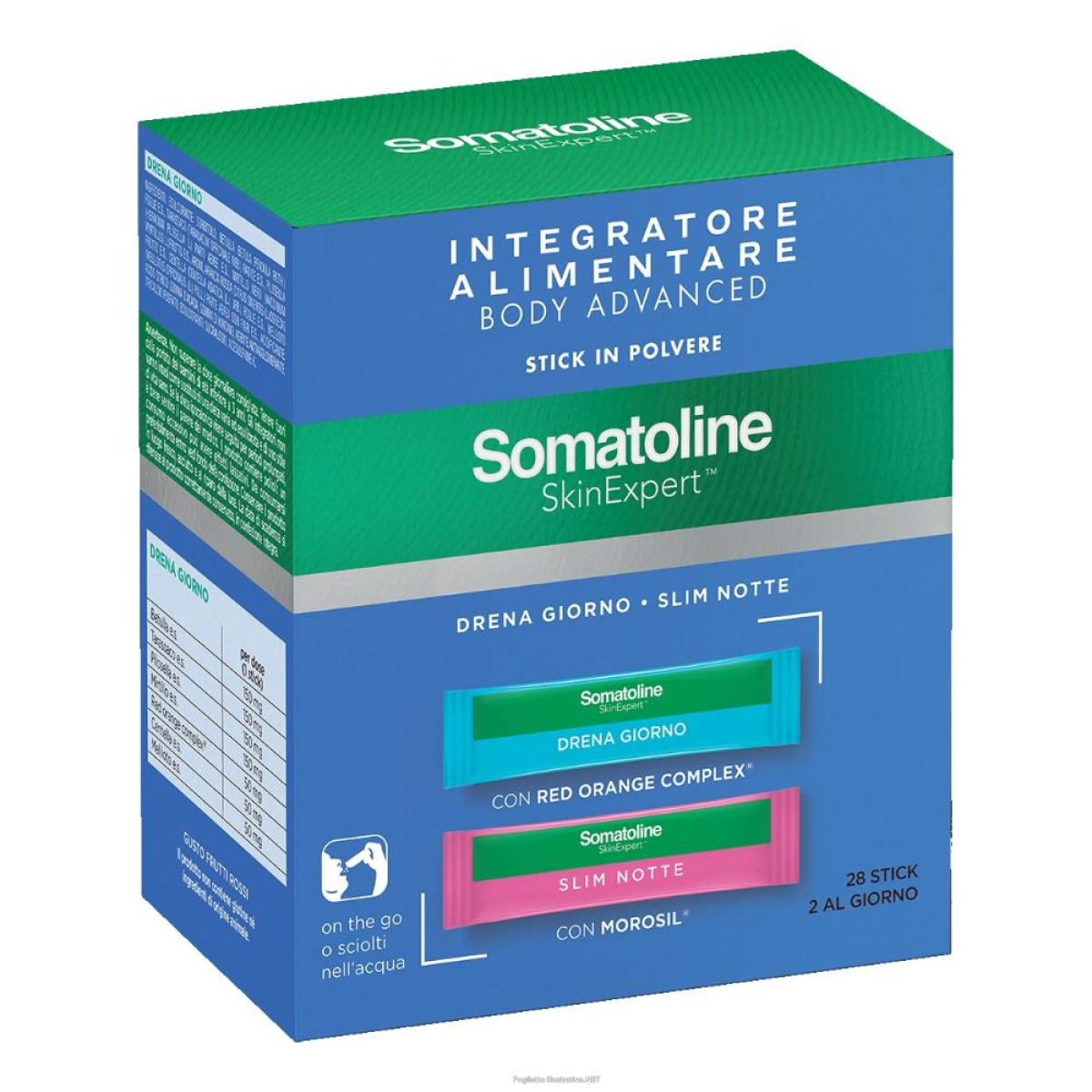 Cerca Offerte di somatoline skin expert body advanced 14 stick drena giorno + 14 stick slim notte e acquista online