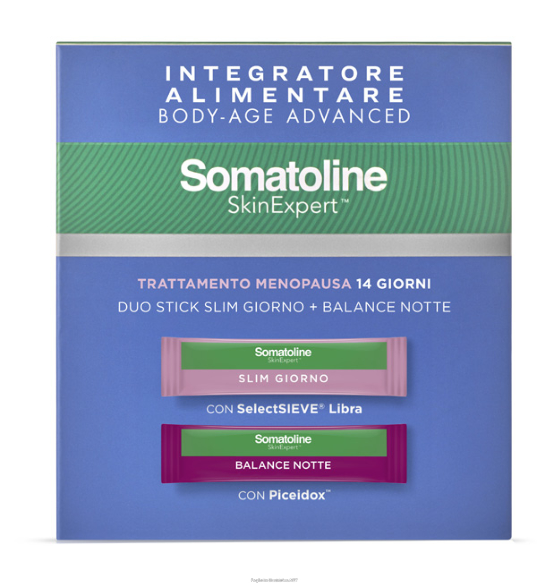Cerca Offerte di somatoline skin expert body age trattamento menopausa 14 bustine slim giorno + 14 bustine balance notte e acquista online