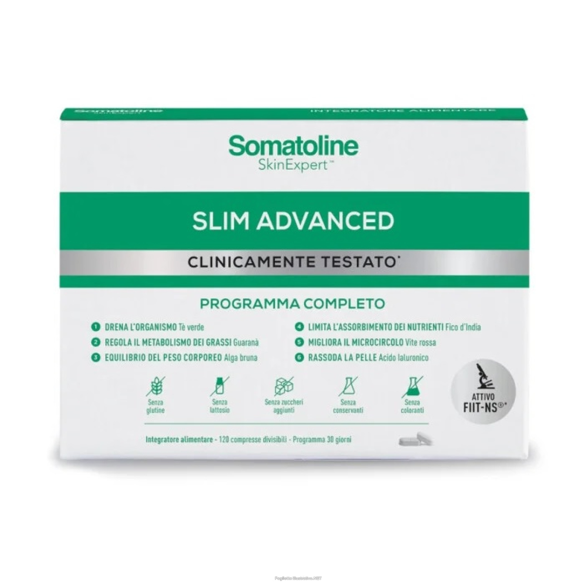 Cerca Offerte di somatoline skin expert slim advanced integratore per il controllo dl peso e il benessere della palle 120 compresse e acquista online