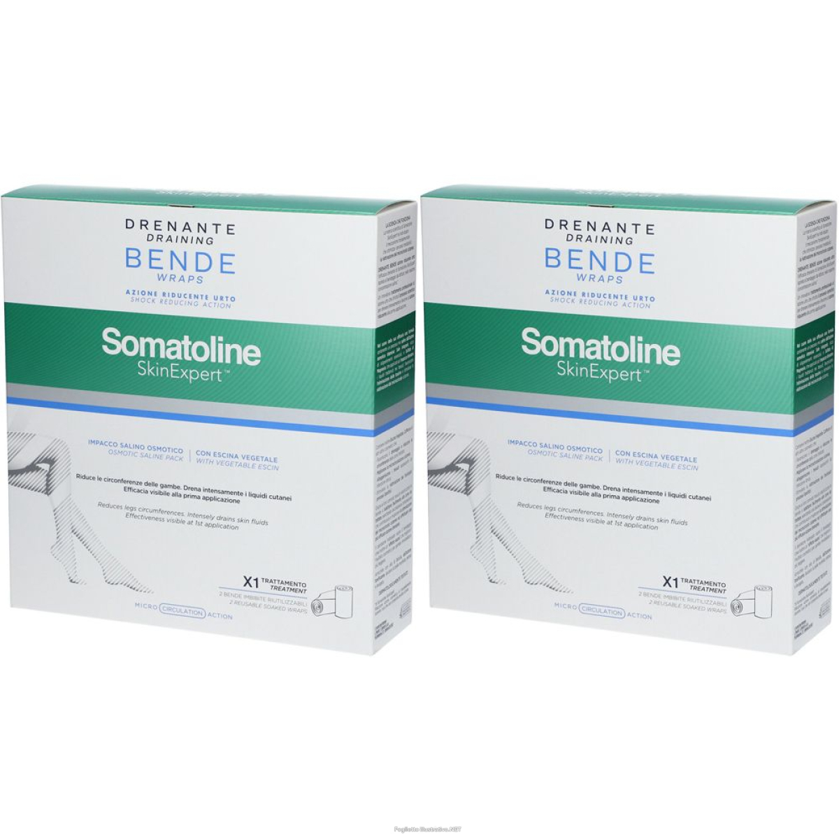 Cerca Offerte di somatoline skinexpert™ drenante bende azione riducente urto set da 2 e acquista online