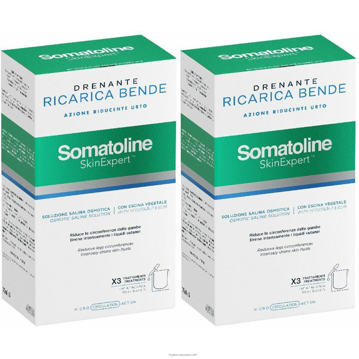 Cerca Offerte di somatoline skinexpert™ drenante ricarica bende set da 2 2x1 pz soluzio e acquista online