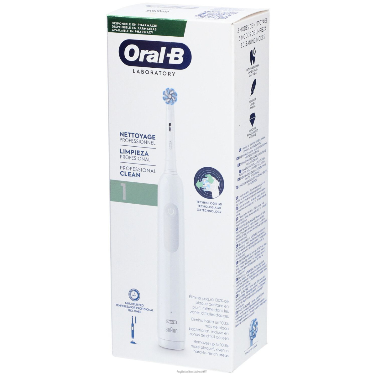 Cerca Offerte di spazzolino elettrico oral-b professional clean 1 bianco pz spazzolin e acquista online
